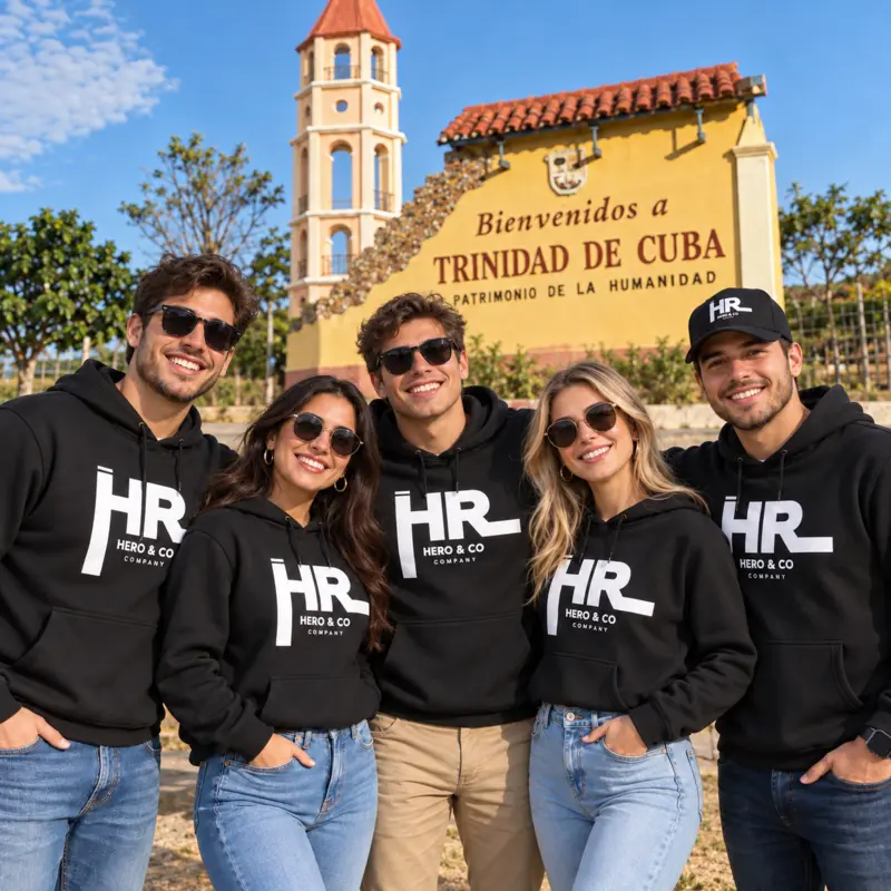 Equipo de HERO Stream en Trinidad de Cuba